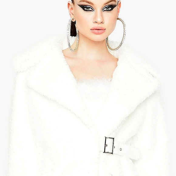 Sherpa Faux Fur Jacket - Picture 7 of 10
